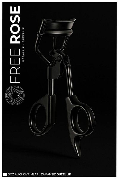 Free Rose Volumizing Black Eyelash Curler