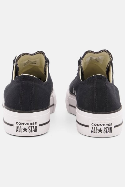 Converse Women Lace Up Basket Shoes, Black
