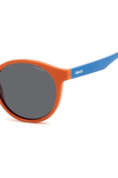 Polaroid Polarized Sunglasses Boys Polaroid PLD 8061/S L7Q/M9, Plastic, Orange, 46 mm
