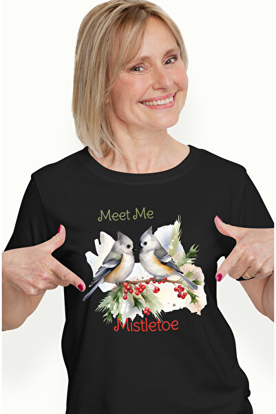 StoryGift Romania Tricou Femei cu 2 vrabiute care stau pe o ramura cu mesajul...