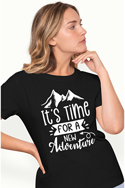 StoryGift Romania Tricou Femei cu munti si textul "It's time for a new advent...