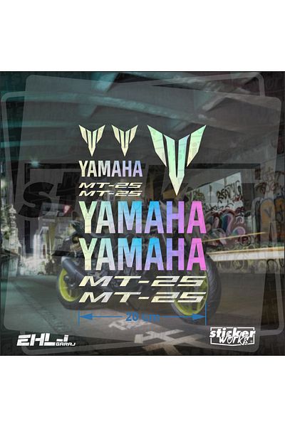 Sticker Works Yamaha Mt 25 Sticker Set
