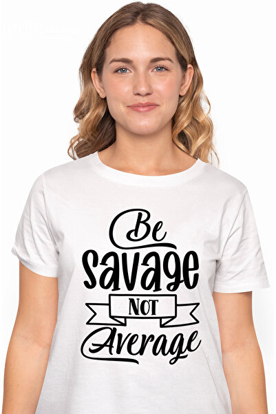 StoryGift Romania Tricou Femei cu mesaj care te indeamna sa fii salbatic, ci ...