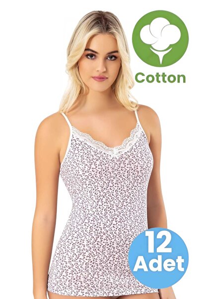 Uniquetrenders Жіночий 12-панельний майка з бретельками та візерунком