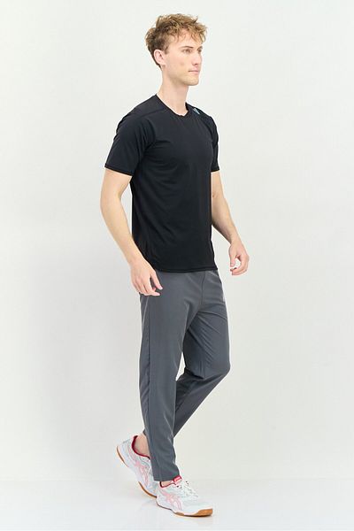 adidas Men Sportswear Fit Short Sleeve Training T Shirt, Black