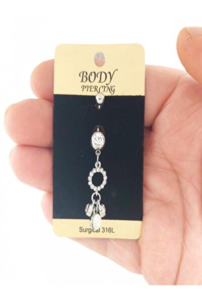 FT Tasarım 316 L Çelik Göbek Piercing