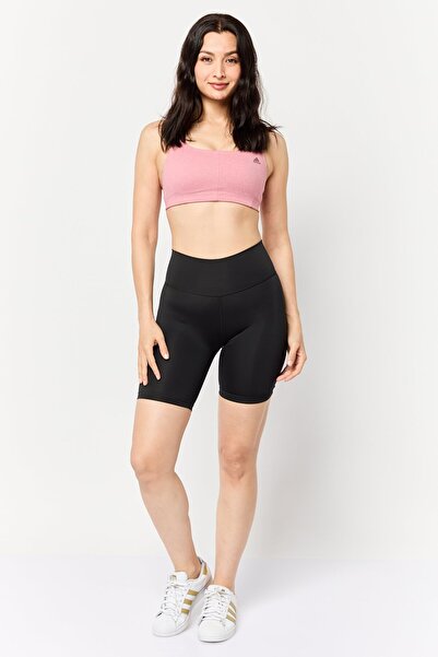 adidas شورت جري ضيق للنساء، أسود