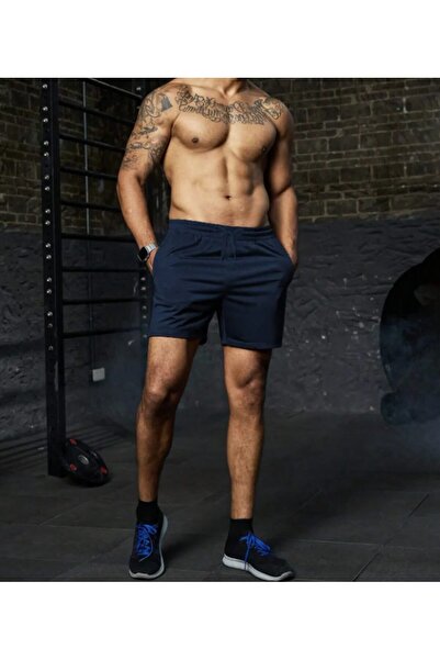 FİTGO Erkek Lacivert Sportswear Şort