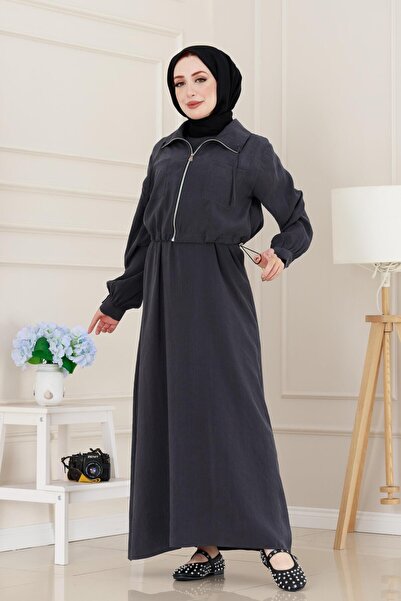 Moda Asrın Pocket Detailed Pocket Jie Jacket - Anthracite