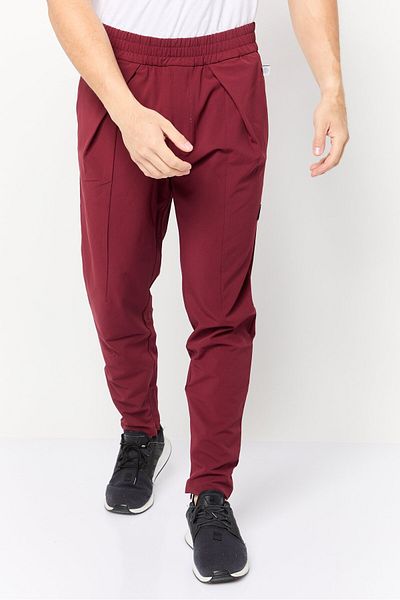 adidas Men Sportswear Fit Brand Logo Outdoor Track Pant , Maroon