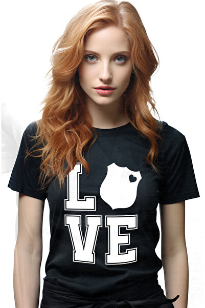 StoryGift Romania Tricou Femei pentru politia care isi face treaba cu simbol ...