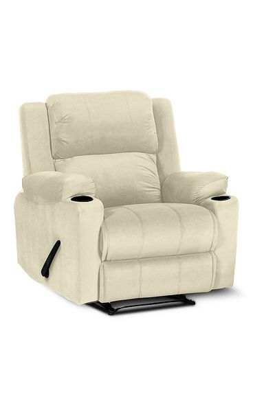 Lazy Vibes Zenrest Luxury Rocking & Swivel Recliner Chair with Cup Holder | Your Comfort Unlimited