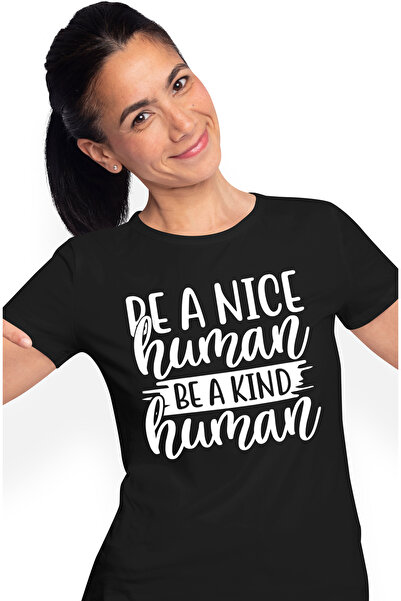 StoryGift Romania Tricou Femei cu un mesaj in engleza care te indeamna sa fii...