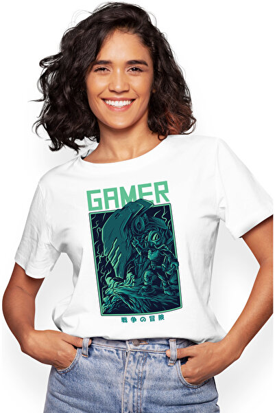 StoryGift Romania Tricou Femei Cu Scena Din Joc Video, Soldat Pe Stanca Inalt...