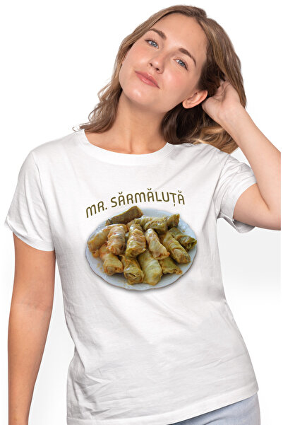 StoryGift Romania Tricou Femei mr. sarmaluta mancare traditionala romaneasca ...