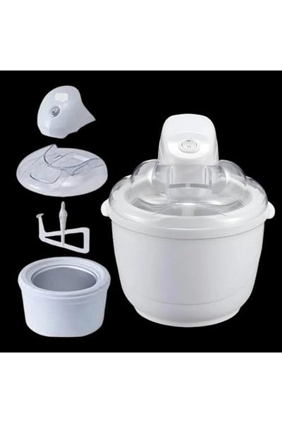 DLC Ice Cream Maker, 1500 ml Capacity, Sorbet and Frozen Yoghurt Maker, 20-40 Minutes Preparation Time,