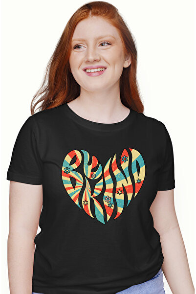 StoryGift Romania Tricou Femei cu o inima, ilustratie, motivational, flori, a...