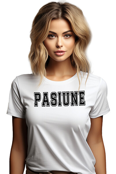 StoryGift Romania Tricou Femei Pasiune, Mesaj Motivational, Text Inspirationa...