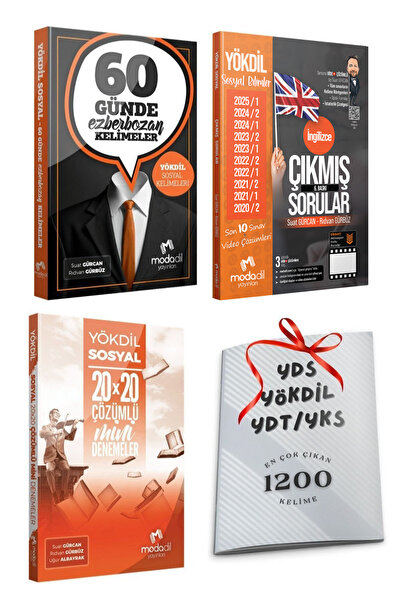 Modadil Yayınları Yökdil Sosyal 60 Günde Ezberbozan Kelimeler-Çıkmış Sorular-...