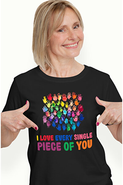 StoryGift Romania Tricou Femei cu mesajul "I love every single piece of you" ...