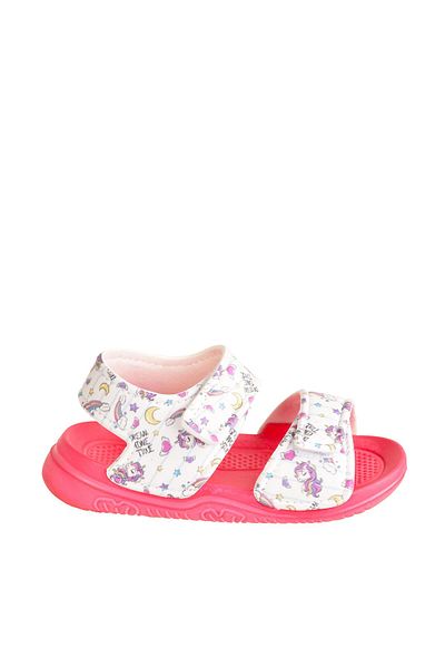 minibonito Sandale pentru fete cu velcro imprimate