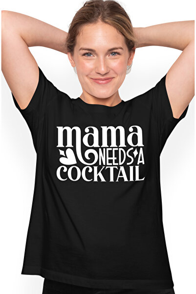 StoryGift Romania Tricou Femei pentru mamele care au nevoie de un cocktail - ...