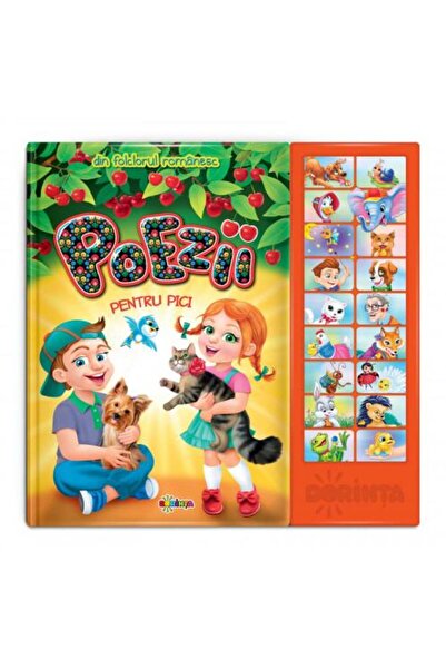 Editura Dorinta Carte cu sunete. Poezii pentru pici din folclorul romanesc