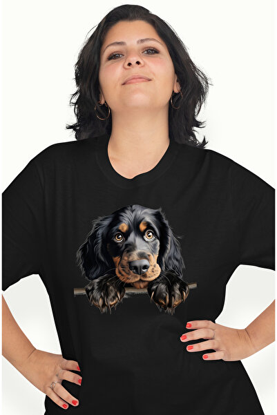 StoryGift Romania Tricou Femei cu un catel sfios, ilustratie, gheare, labute,...