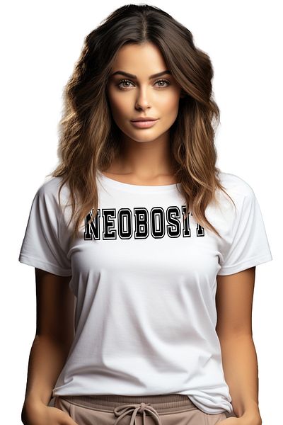 StoryGift Romania Tricou Femei Neobosit, Mesaj Motivational, Text Inspirational, Self Care, cu im WHT_XS