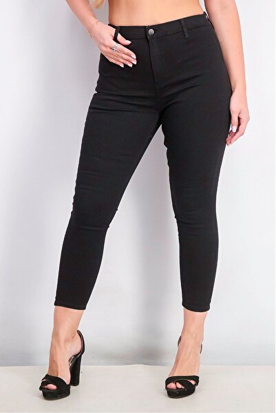 TopShop Women Regular Fit Plain Pants, Black