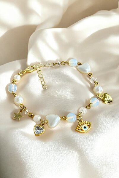 Elifsu Jewelry Angel’s Whisper Opalit Taşlı Charm Bileklik