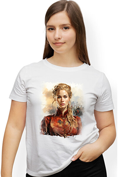 StoryGift Romania Tricou Femei Cu Cersei Lannister, Game Of Thrones, Fantasy,...