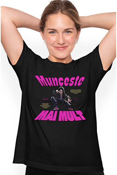 StoryGift Romania Tricou Femei Fata Stil Stradal Hip Hop Text Motivational Mu...