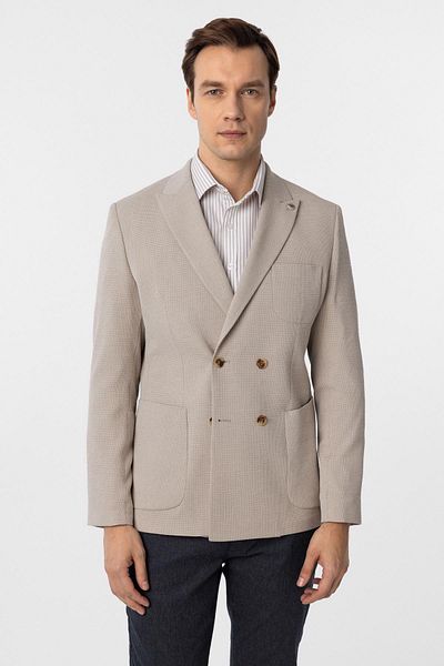 SÜVARİ Slim Printed Jacket
