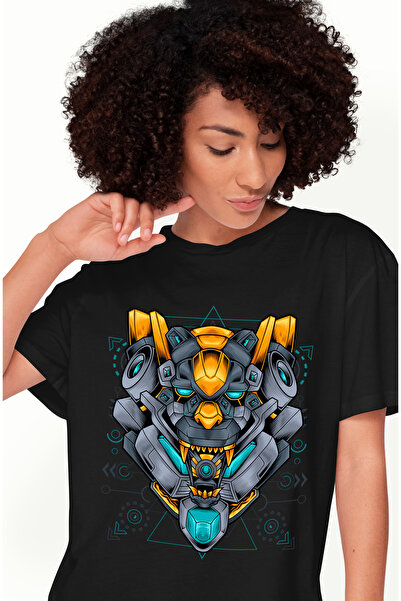 StoryGift Romania Tricou Femei Cu Cap De Leopard, Animal, Mecha, Robot, SF, C...