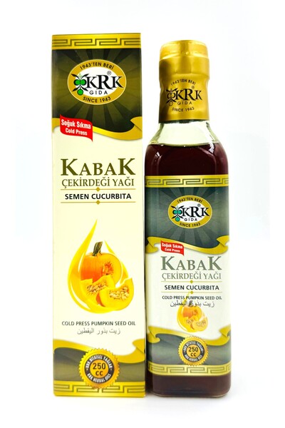 Krk Gıda KABAK ÇEKİRDEĞİ YAĞI 250CC KRK GIDA