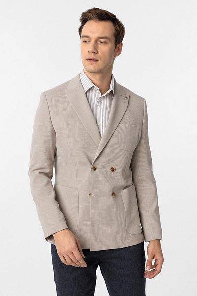 SÜVARİ Slim Printed Jacket