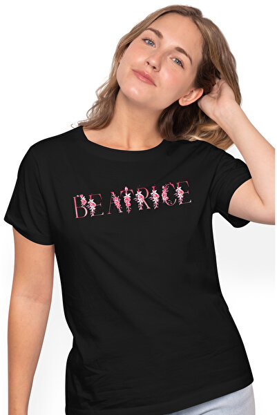 StoryGift Romania Tricou Femei Cu Numele Beatrice, Floral, Colorat, Creativ, ...