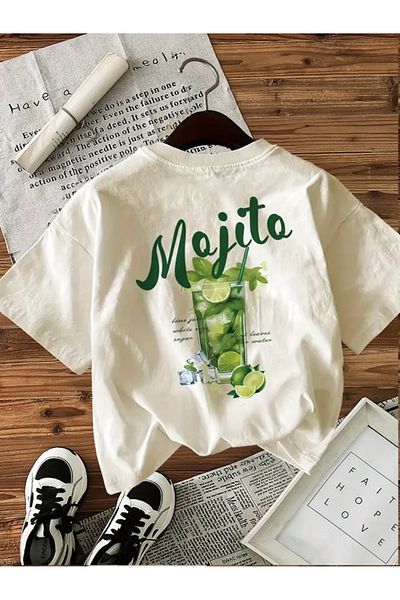 Touz Moda Μπλουζάκι Mojito Back Printed Oversize