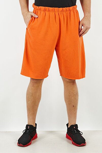 ATM Anthony Thomas Melillo شورت رجالي سادة برباط، برتقالي