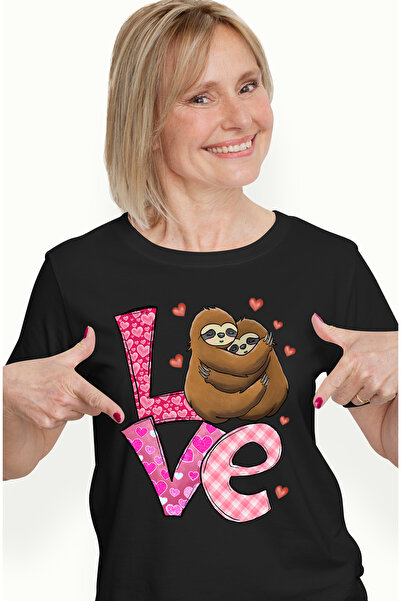 StoryGift Romania Tricou Femei cu 2 sloths/lenesi imbratisandu-se cu mesajul ...