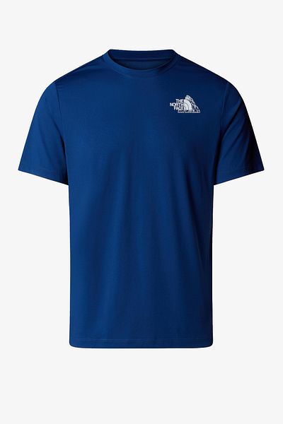 THE NORTH FACE M 247 Ss Reg Graphic Men's Blue T-Shirt Nf0A895Jd1R1