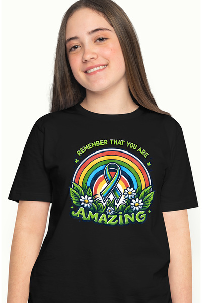 StoryGift Romania Tricou Femei cu mesajul "Remember that you are amazing", st...
