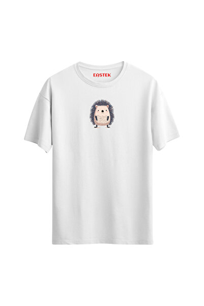 Eastek Tricou Hedgehod Minimal Unisex cu design imprimat