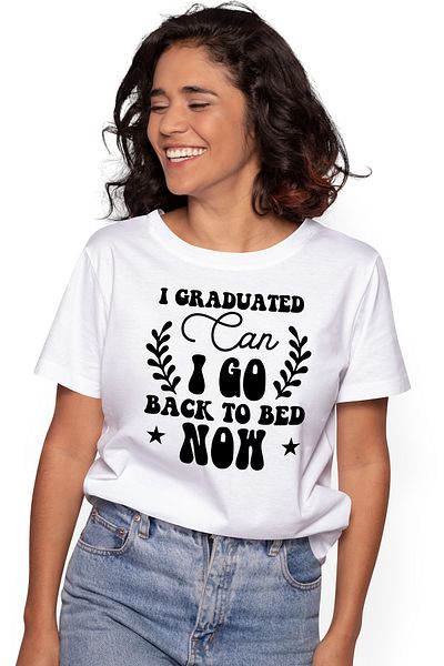 StoryGift Romania Tricou Femei pentru cei care au absolvit si vor sa se intoarca in pat acum cu i WHT_XL