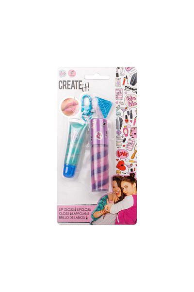 Create It Scented Lip Gloss Keychain Set - Diamond