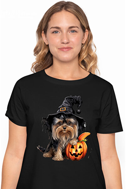 StoryGift Romania Tricou Femei cu un catel de talie mica, blanos, cu palarie ...