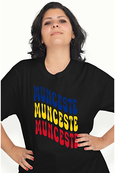StoryGift Romania Tricou Femei Cuvantul Munceste, in Culorile Steagului Roman...