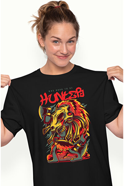 StoryGift Romania Tricou Femei Cu Silueta Om Masca De Craniu Dinozaur, Pene S...