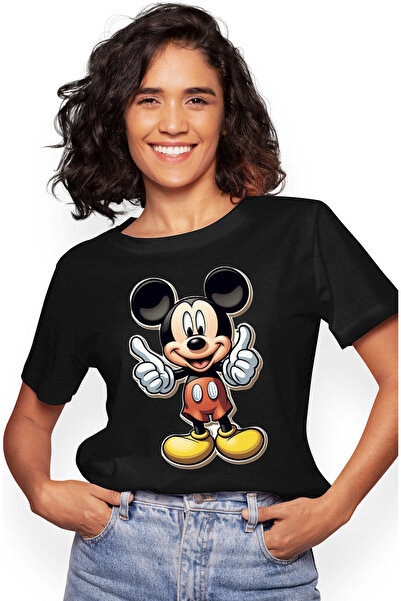 StoryGift Romania Tricou Femei Cu Mickey Mouse, Soricel, Disney, Animat, Disn...